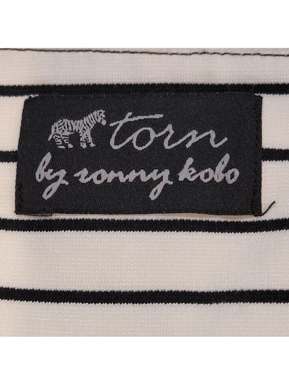 Women’s Torn by Ronny Kobo Striped Mini Skirt - Size S - Picture 3 of 9